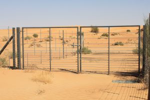 sand fence gate